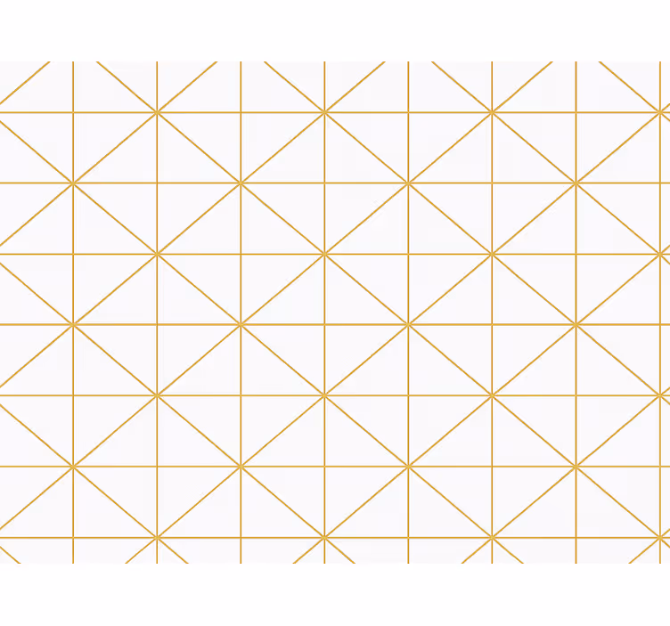 Fenster rollo modern in gold geometrischem design - TenStickers