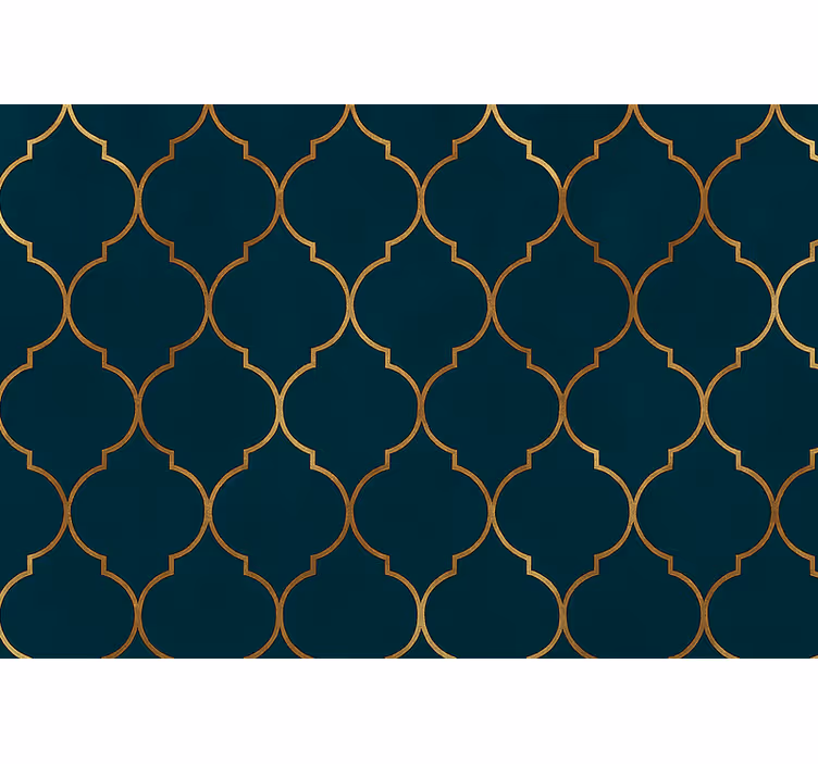 Fenster rollo modern golden marokkanisch - TenStickers