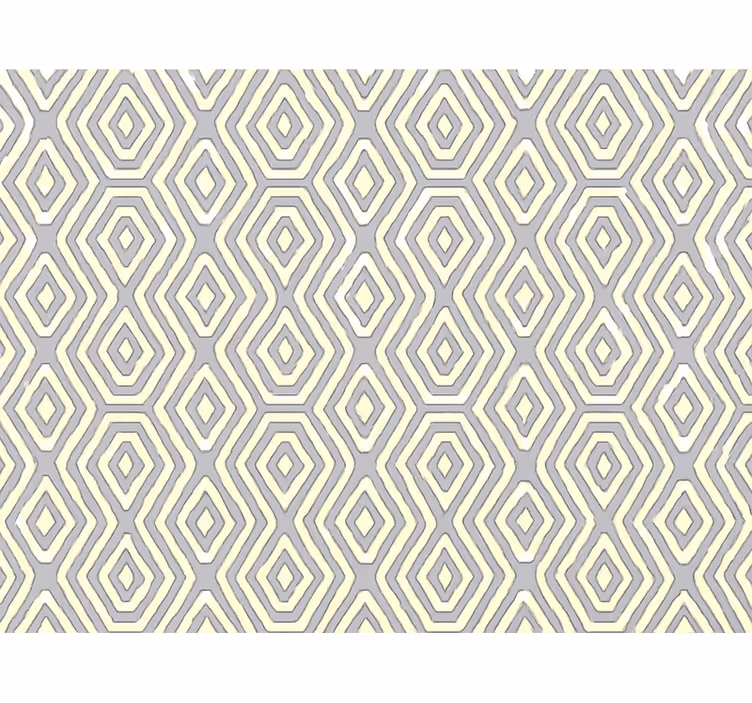Fenster rollo modern in geometrischem blau-gold - TenStickers