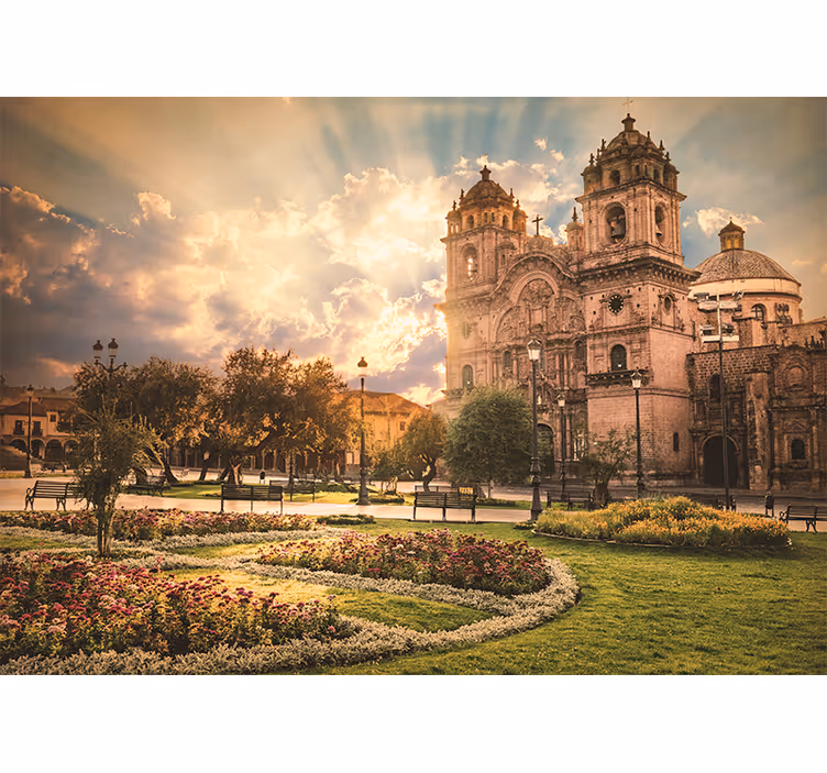 Rollo wohnzimmer inspiriert von der andenstadt cusco - TenStickers