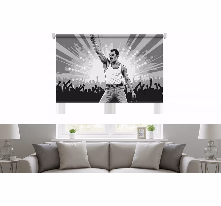 Rollo wohnzimmer freddie in wembley - TenStickers