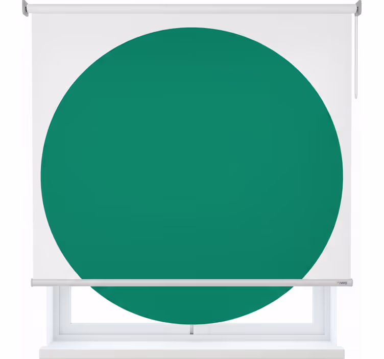Rollo fenster grün für ein grünes ambiente - TenStickers