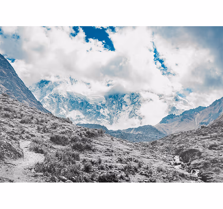 Rollo wohnzimmer snowy salkantay pass - TenStickers