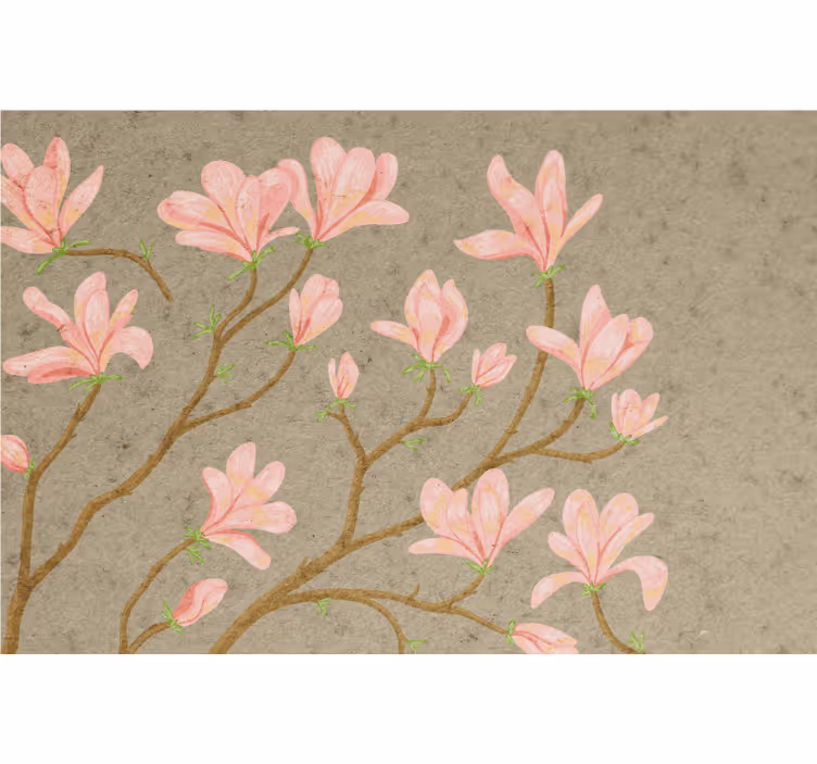Rollo wohnzimmer im vintage-stil magnolie - TenStickers
