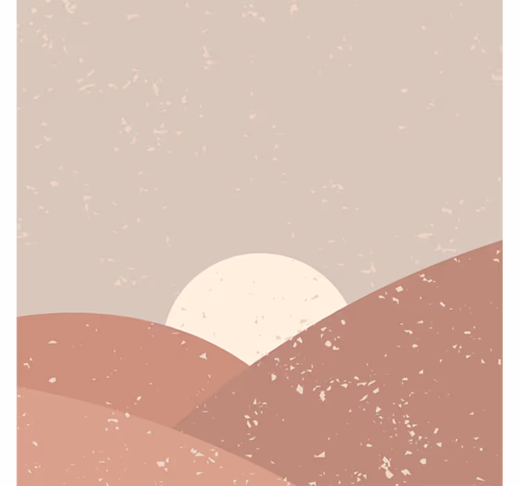 Rollo wohnzimmer wandkunst morgendämmerung - TenStickers