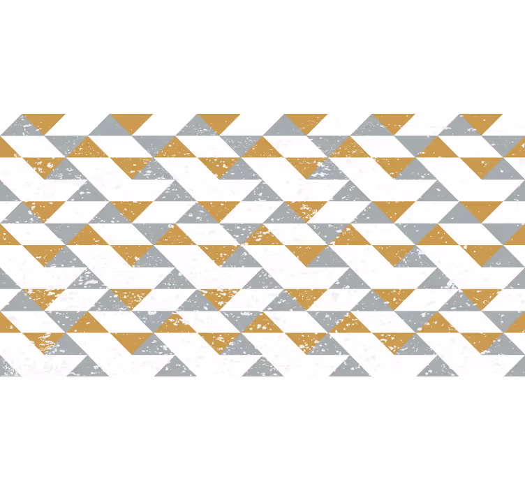 Rollo fenster weiß für die küche geometrisch grunge - TenStickers
