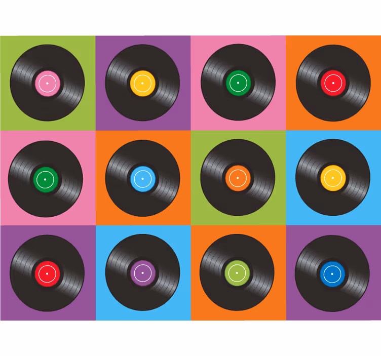 Rollo fenster schlafzimmer und vinylplatten für die küche - TenStickers