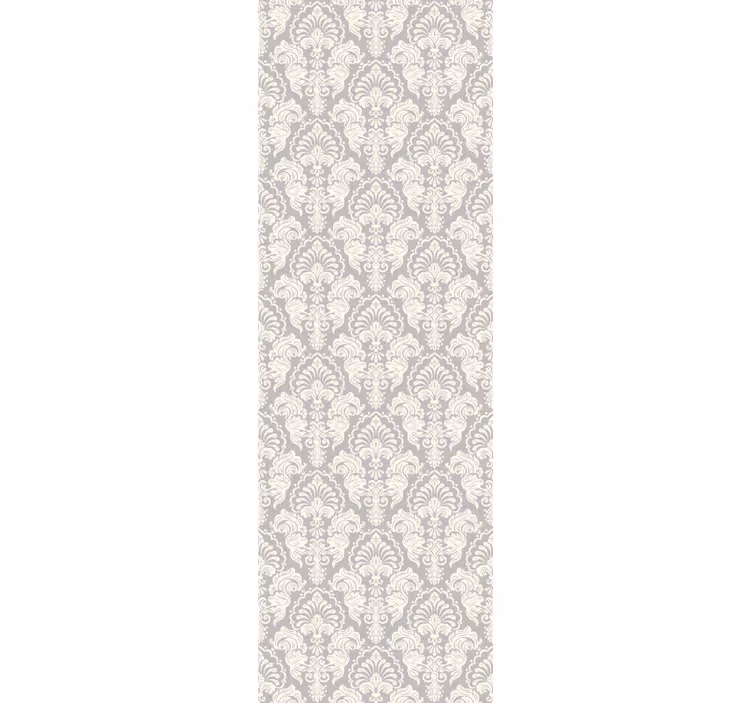 Rollo fenster vintage elegante blumenranke - TenStickers