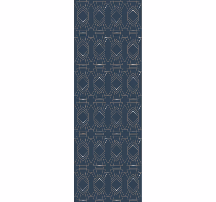 Rollo fenster vintage art déco rhombus - TenStickers
