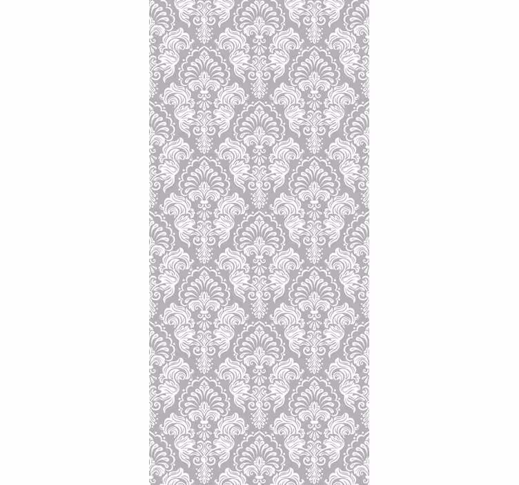 Rollo fenster vintage elegantes damastmuster - TenStickers