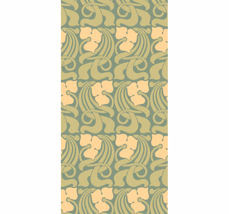Rollo fenster vintage im jugendstil-muster - TenStickers