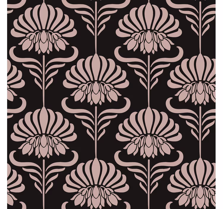 Rollo fenster vintage im jugendstil-motiv - TenStickers