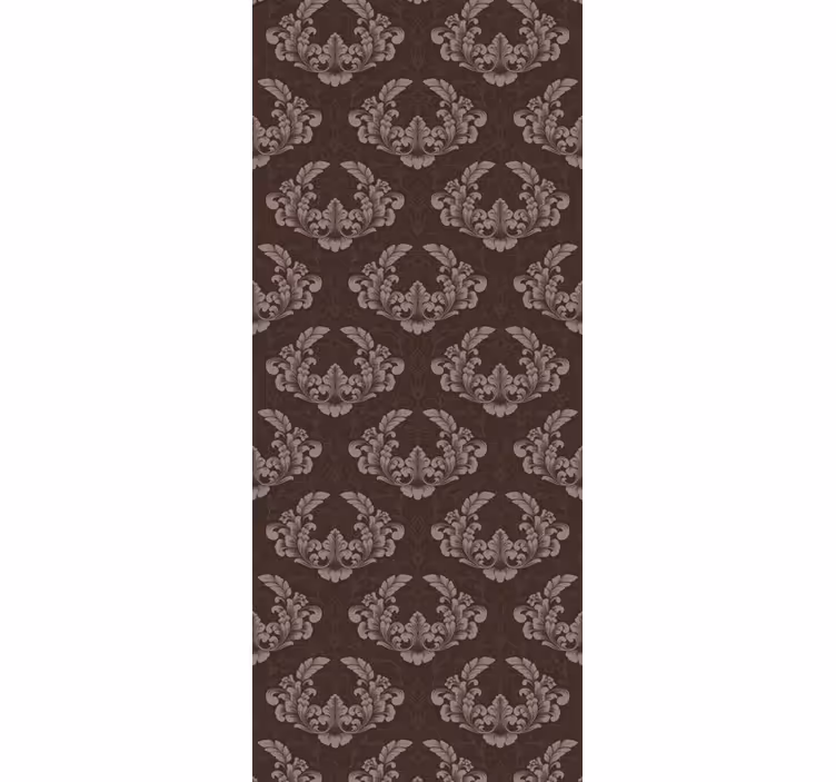 Rollo fenster vintage nahtloses damastmuster - TenStickers
