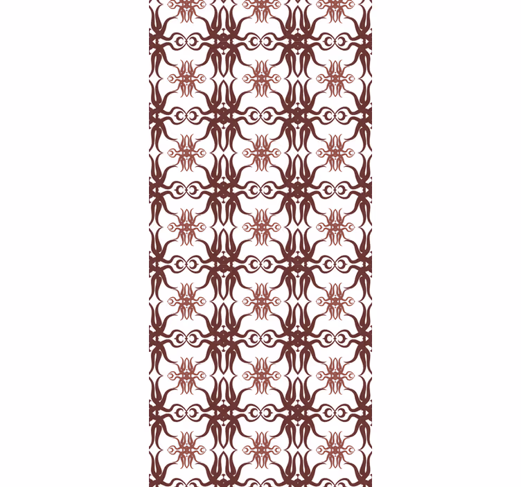 Rollo fenster vintage im original damast design - TenStickers