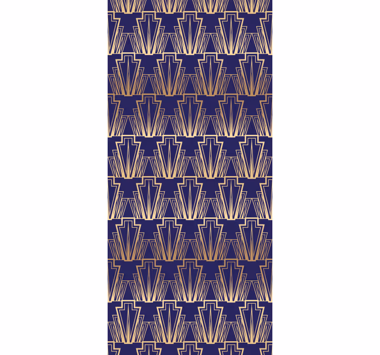 Rollo fenster vintage mit goldfarbenem verlaufsmuster - TenStickers