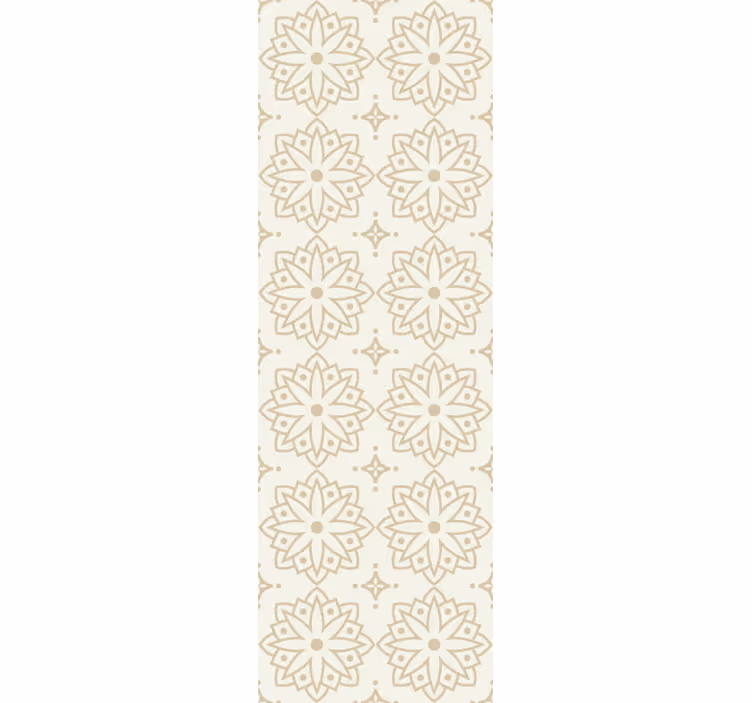 Rollo fenster vintage creme mandala muster - TenStickers