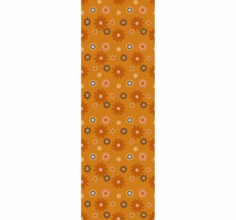Rollo fenster vintage 60er jahre blumenpower - TenStickers