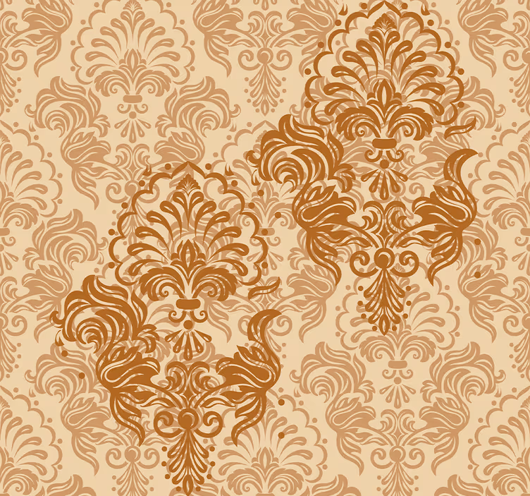 Rollo fenster vintage mit warmem, farbverblasstem muster - TenStickers