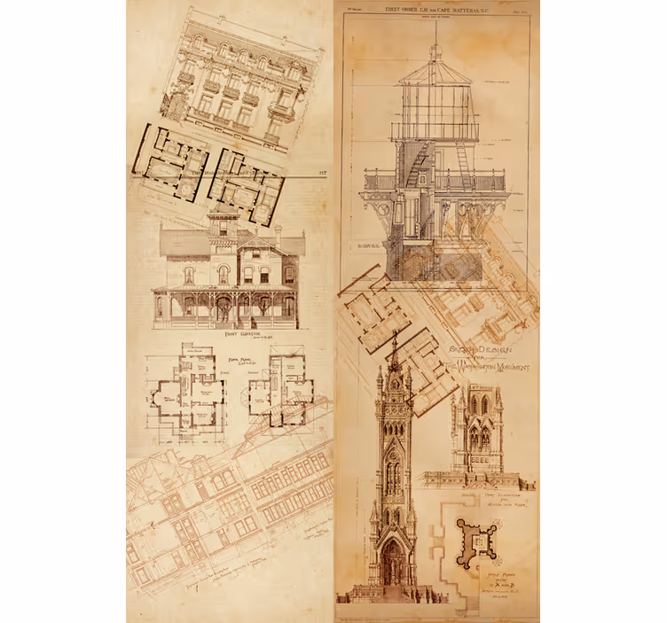 Rollo fenster vintage architektonisches juwel - TenStickers