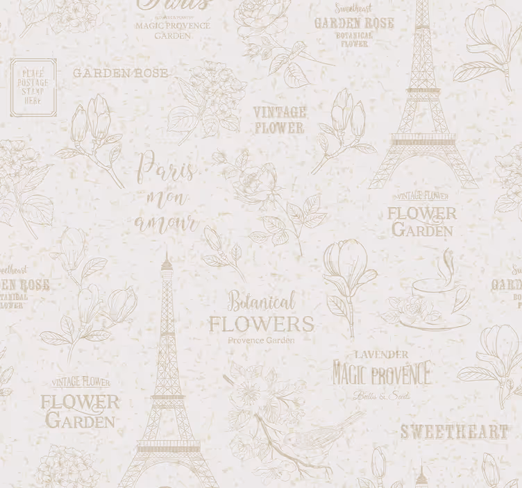 Rollo fenster vintage im pariser stil - TenStickers