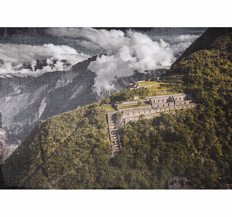 Rollo wohnzimmer vogelperspektive auf choquequirao - TenStickers