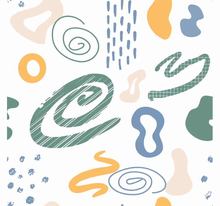 Rollo wohnzimmer mit minimalistischem farbtexturenmuster - TenStickers