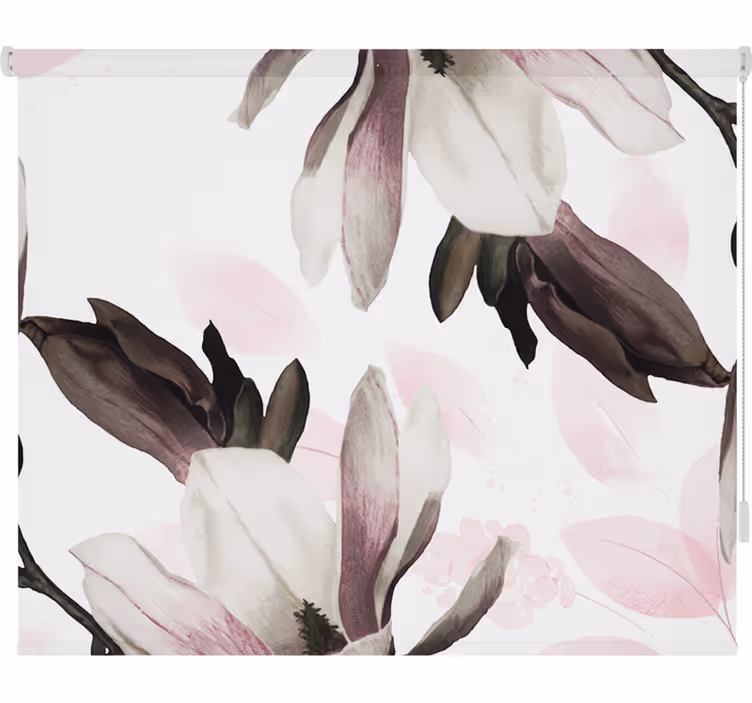 Rollo wohnzimmer glamouröser blumenstil - TenStickers