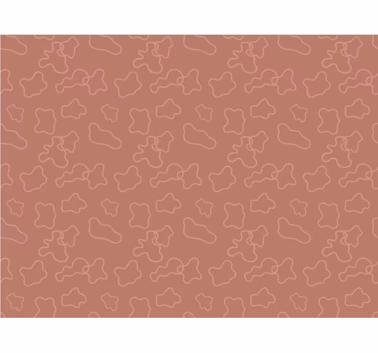 Rollo fenster schlafzimmer terracotta unregelmäßige kreise - TenStickers