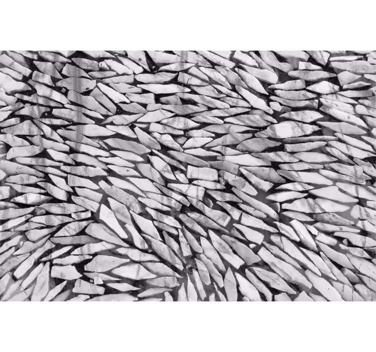 Rollo fenster grau mit marmorstein-design - TenStickers