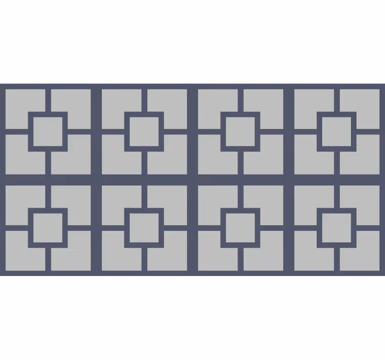 Rollo fenster grau hollywood-regency originalquadrat - TenStickers