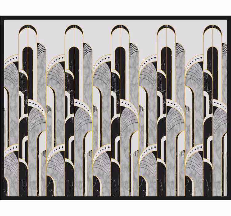Rollo fenster grau in schwarz grau - TenStickers