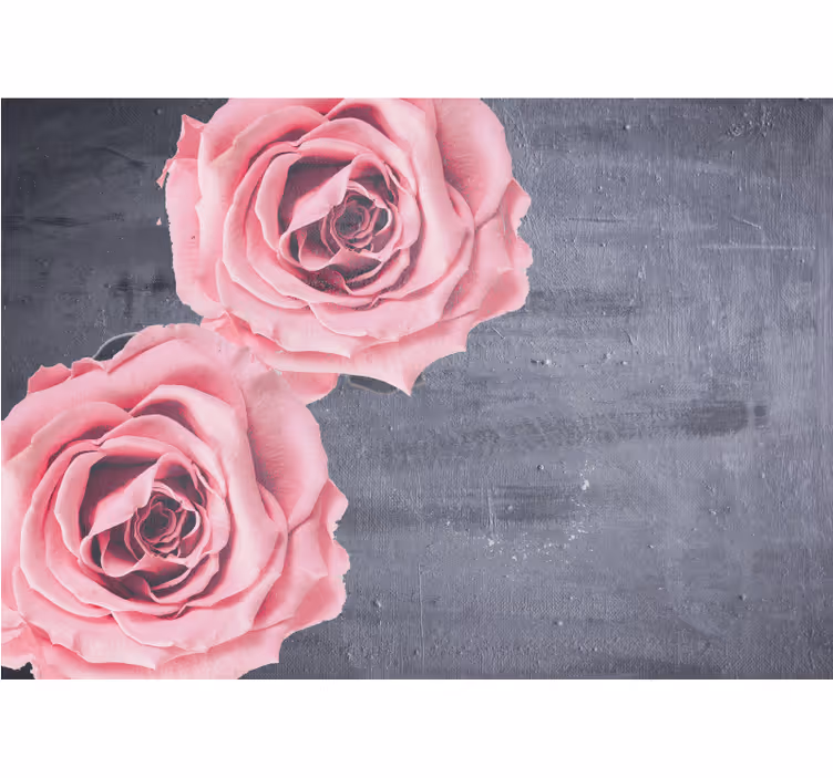 Rollo fenster schlafzimmer elegantes feminines blumendesign - TenStickers