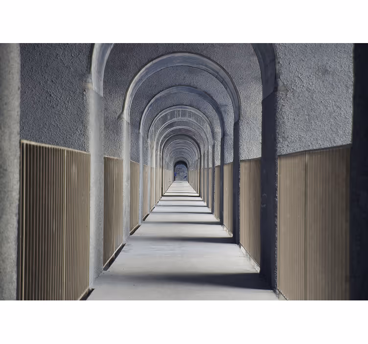 Rollo wohnzimmer grau 3d kunstportal - TenStickers