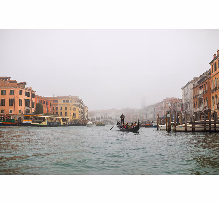 Rollo wohnzimmer venedig schöne kanäle - TenStickers