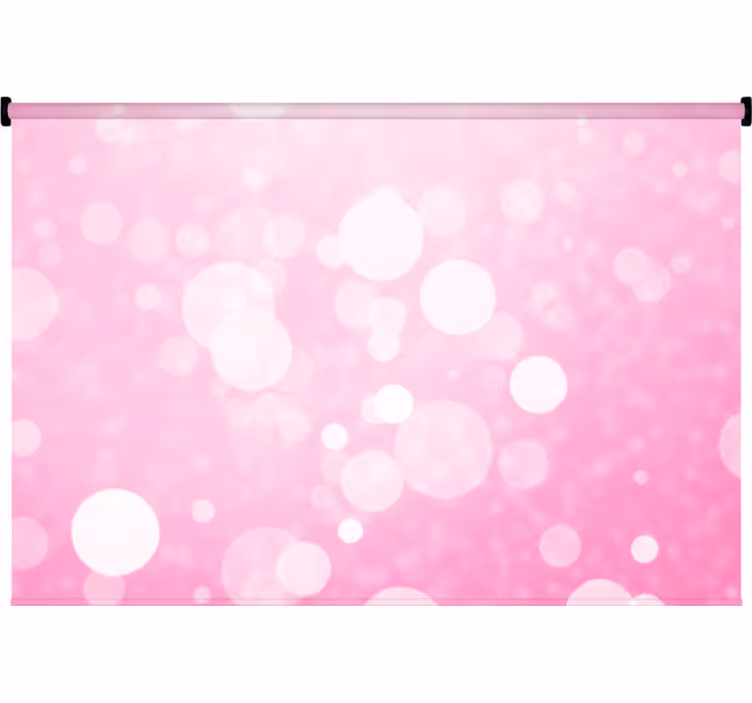 Rollo fenster schlafzimmer mit pinken bokeh lichtern - TenStickers