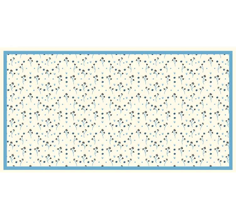 Rollo fenster schlafzimmer mit dezent floralem muster - TenStickers