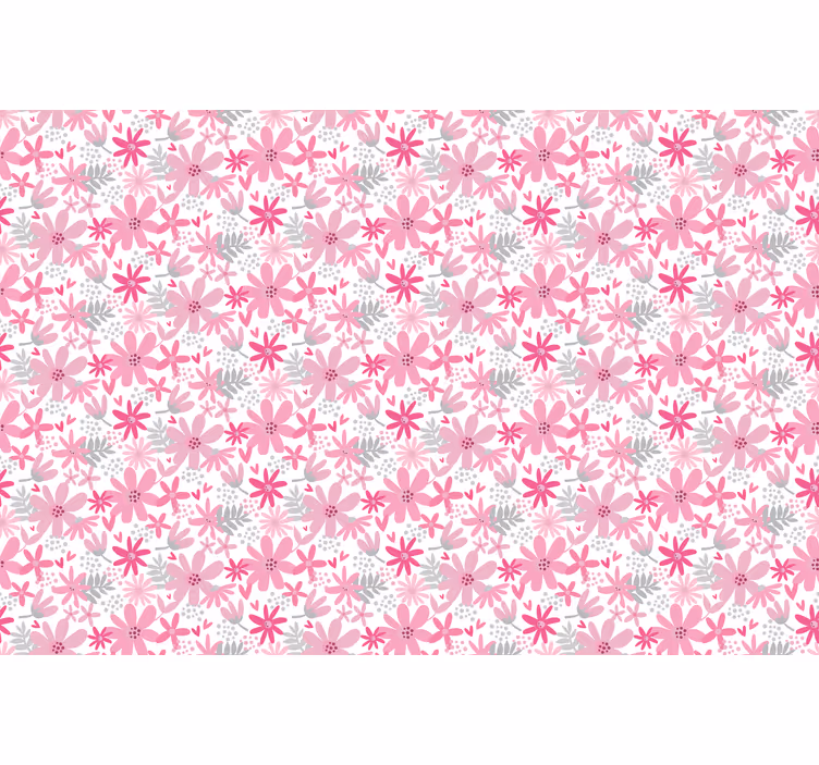 Rollo fenster schlafzimmer blumenmuster 'yambo' pink - TenStickers