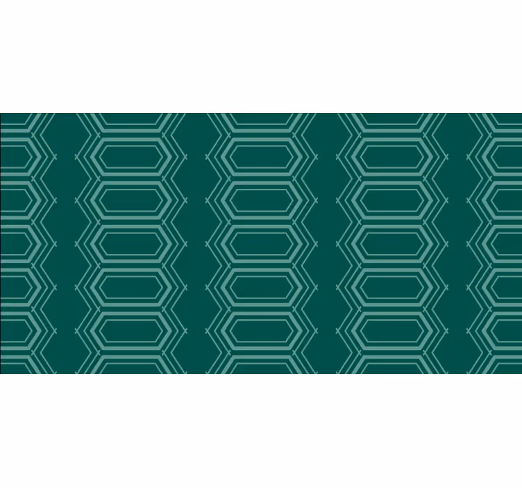 Rollo fenster schlafzimmer geometrisches grünes kreismuster - TenStickers