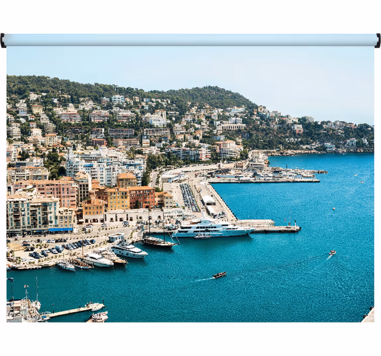 Rollo fenster schlafzimmer schöner hafen an der côte d'azur - TenStickers