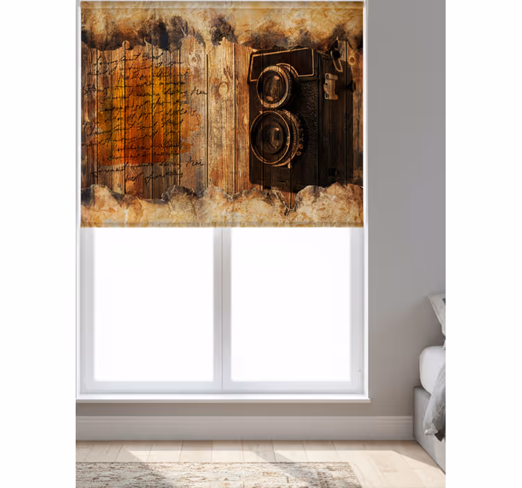Rollo fenster schlafzimmer mit industriegetrieberiegel - TenStickers
