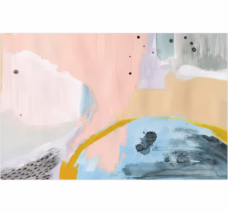 Rollo wohnzimmer bunte kunst - TenStickers