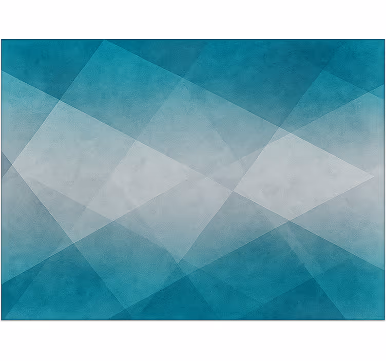 Rollo wohnzimmer in blau und grau gewaschen - TenStickers