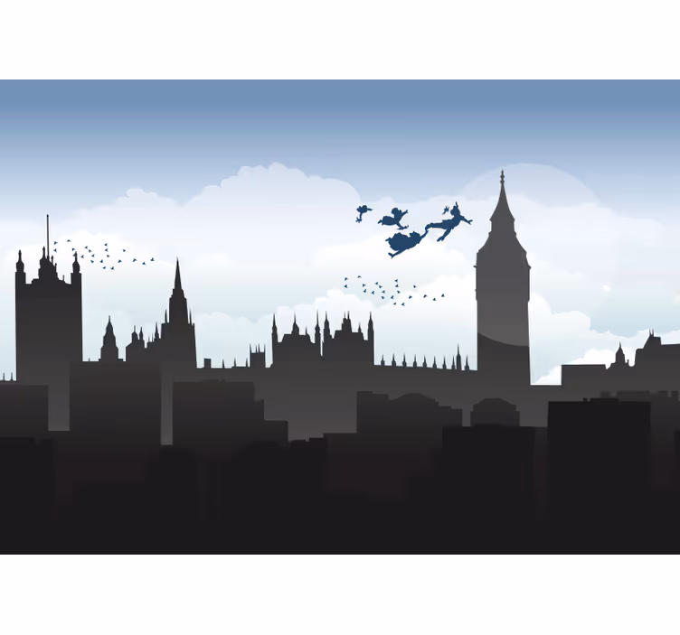 Rollo fenster kinderzimmer london für kinder - TenStickers