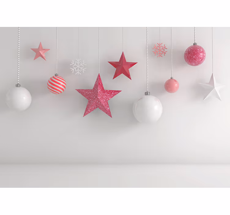 Rollo fenster kinderzimmer mit rosa ballonornamenten - TenStickers