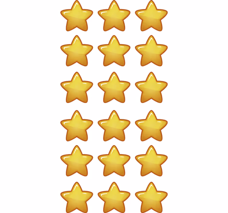 Rollo fenster kinderzimmer geometrische sterne - TenStickers