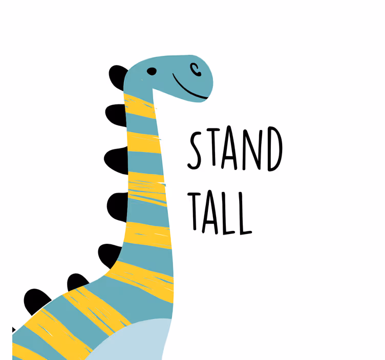 Rollo fenster kinderzimmer nordic dinosaurier steht hoch - TenStickers