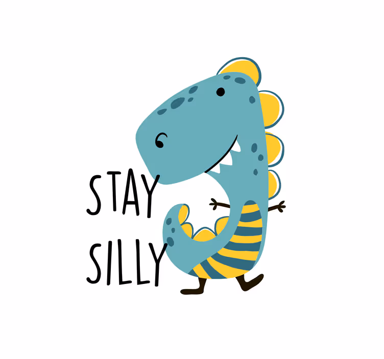 Rollo fenster kinderzimmer nordic dinosaurier bleib lustig - TenStickers