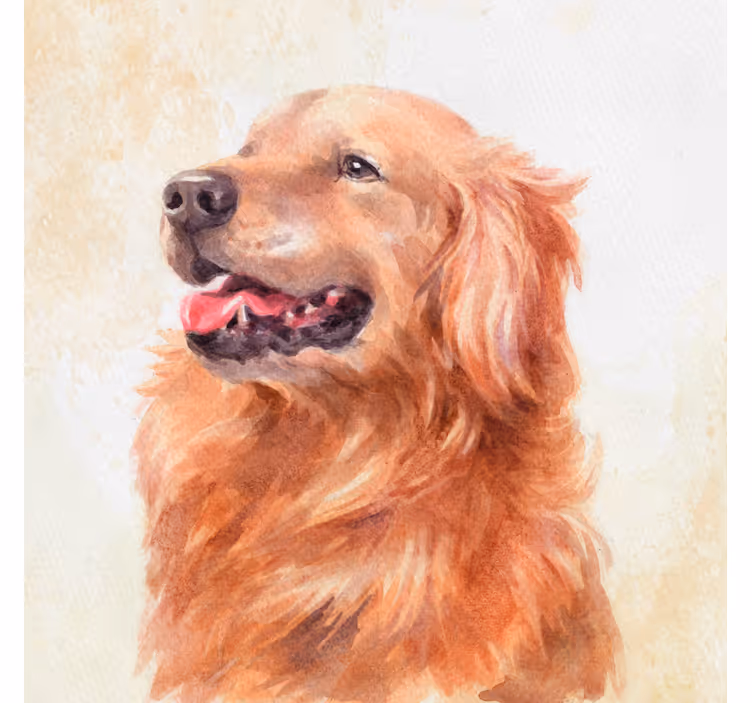 Rollo fenster kinderzimmer mit aquarell hundedesign - TenStickers