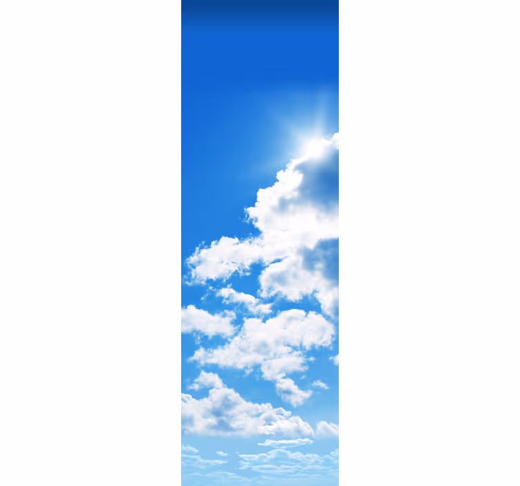 Rollo für küche wolkenmotiv kühlschrankfolie - TenStickers