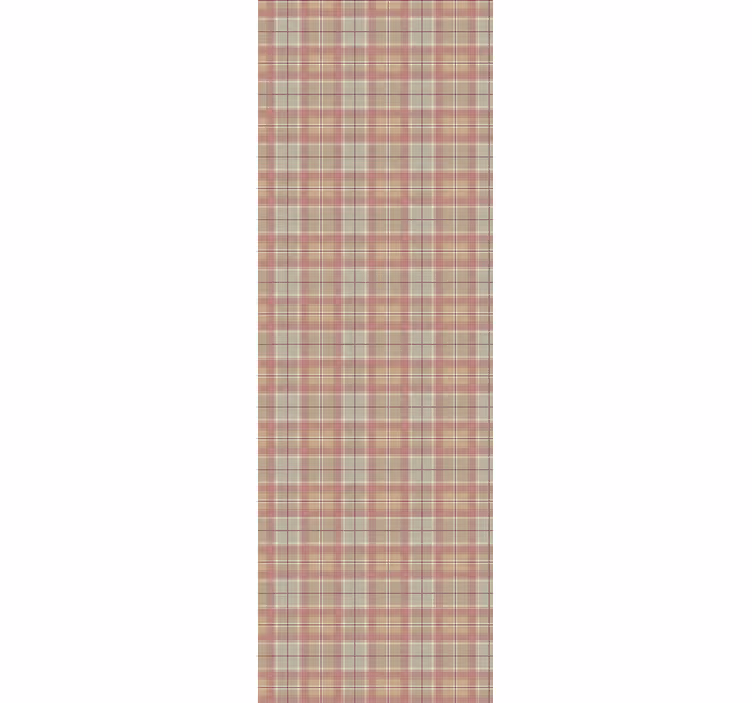 Rollo für küche mit tartanmuster für kühlschrank - TenStickers